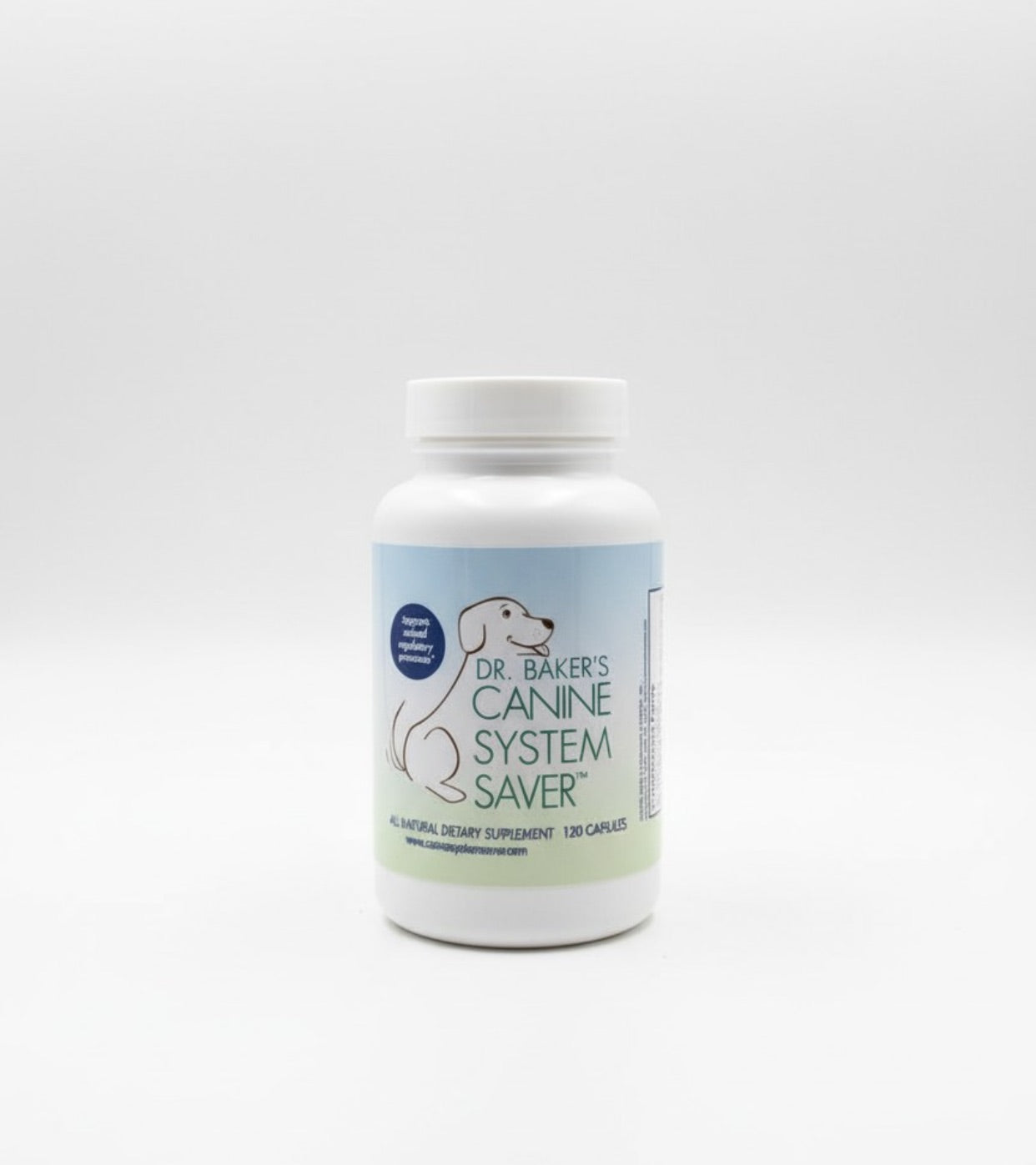 Dr. Baker's Canine System Saver all-natural ingredients for dogs