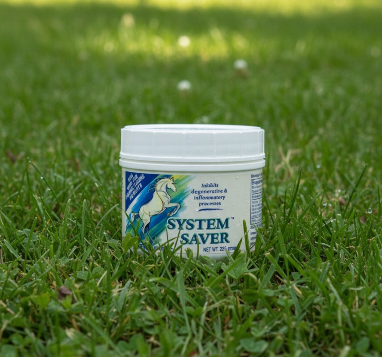 Dr. Baker's System Saver natural supplement for dog joint and skin health