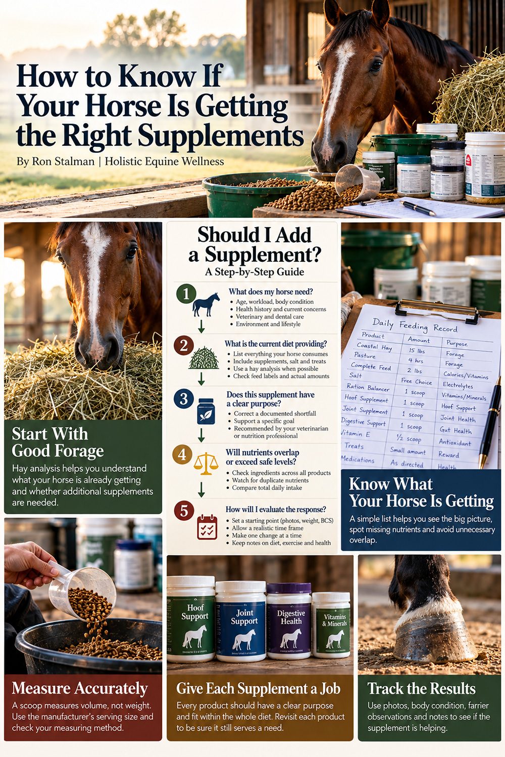 Horse Supplement InfoGraphic