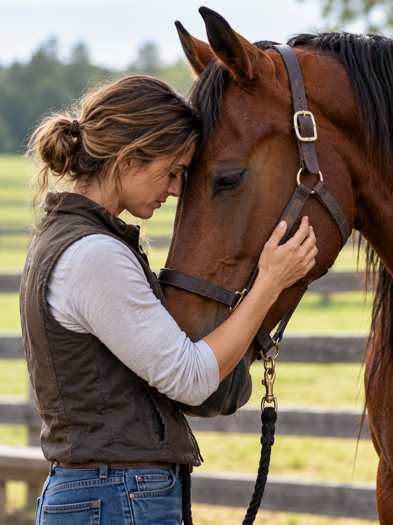Making a connection to a horse takes time.