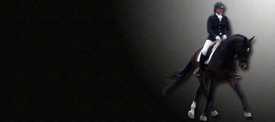Dressage horse supported by EDSS Natural Balance hoof care