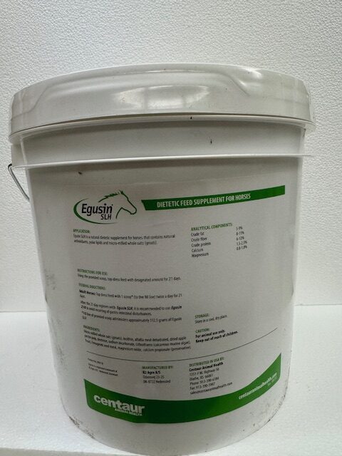 EGUSIN SLH back label feeding directions and ingredients Centaur Animal Health