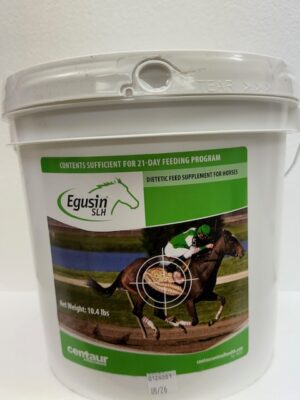 EGUSIN SLH equine ulcer control pelleted supplement container front view