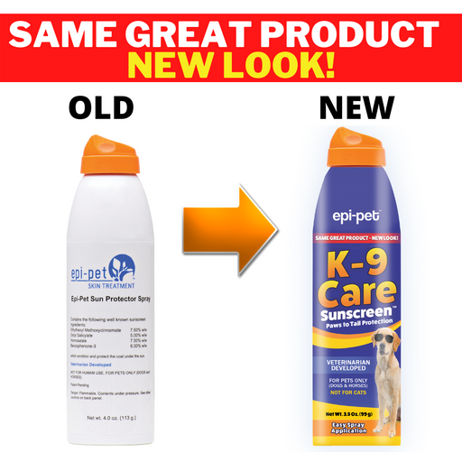 Epi-Pet K-9 Care Sunscreen 3.5 oz spray for dogs and horses
