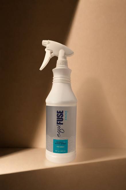 EquiFUSE Shine Perfect conditioning shine spray for a horse's coat, mane and tail