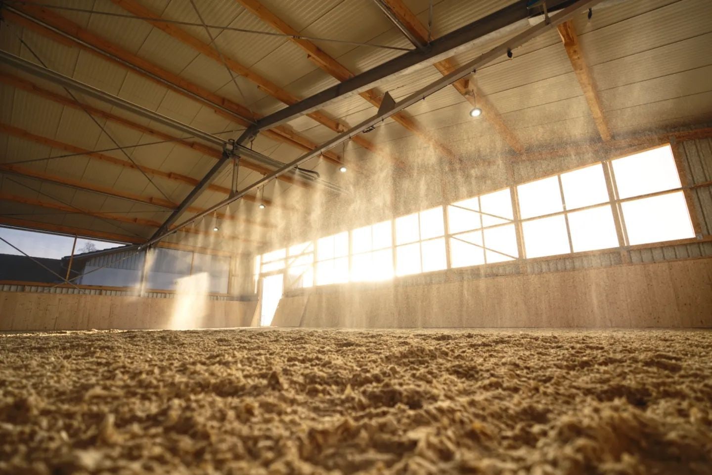 Equine Irrigation — Arenas (Custom horse arena irrigation designed not to freeze in winter — indoor and…)