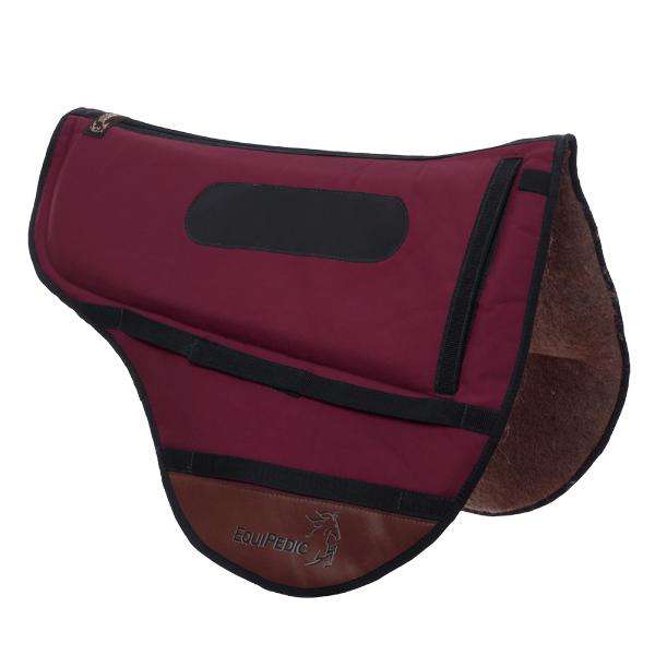 EquiPedic Endurance Cut orthopedic saddle pad with Navajo pattern and ConforPedic inserts