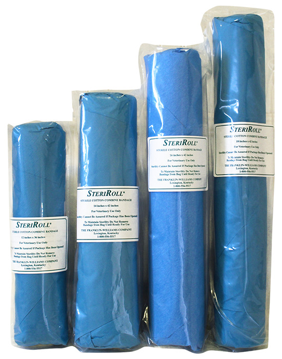 SteriRoll sterilized ready-to-use cotton combine bandage roll by The Franklin-Williams Company