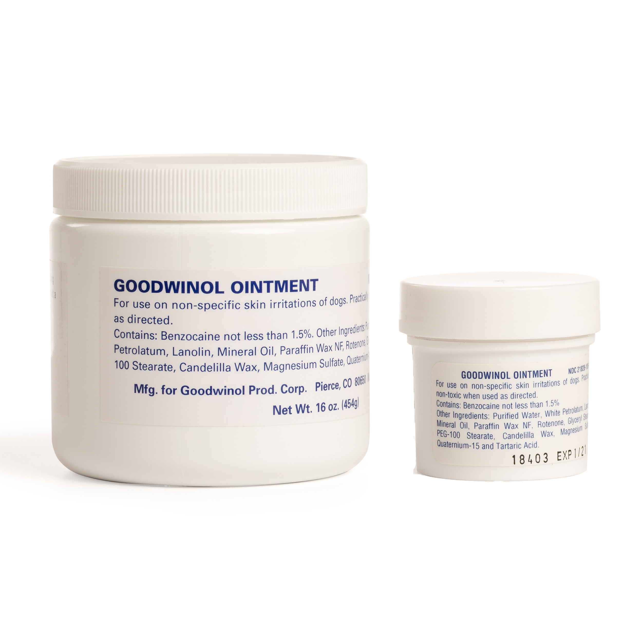 Goodwinol Ointment for canine demodectic mange skin care