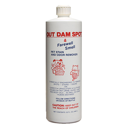 Goodwinol Out Dam Spot pet stain and odor remover bottle