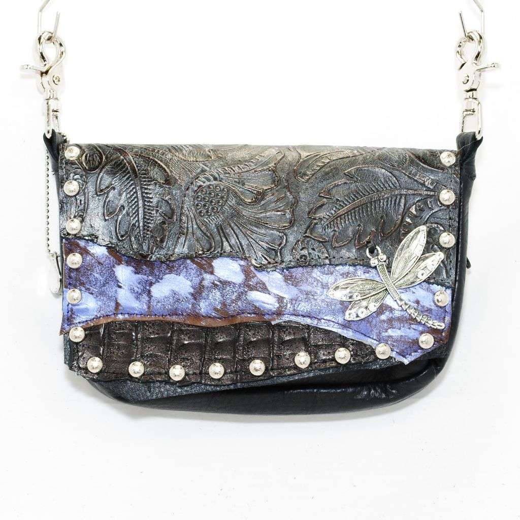 Hip Bag Company Concealed Carry Purse 10.3-02 handmade leather conceal carry bag for women, front view