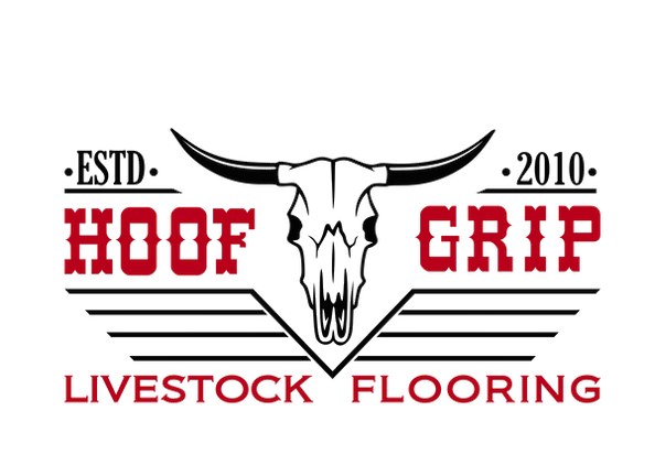 Hoof Grip non-slip poured-in-place rubber flooring detail
