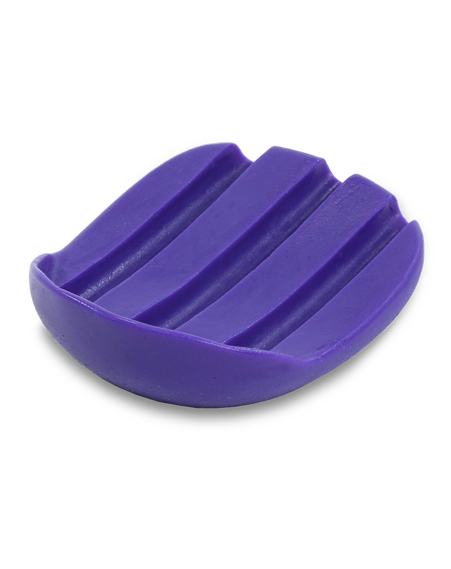 Channeled gel orthotic from the Soft-Ride Ice Spa with grooves that let cold water circulate around the frog