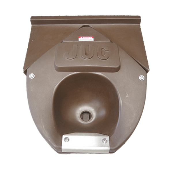 JUG flat-back wall-mount horse stall waterer