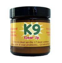 K9 KlearUp all-natural dog balm container