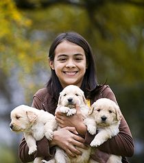 Puppy lifestyle photo for K9 KlearUp dog skin care