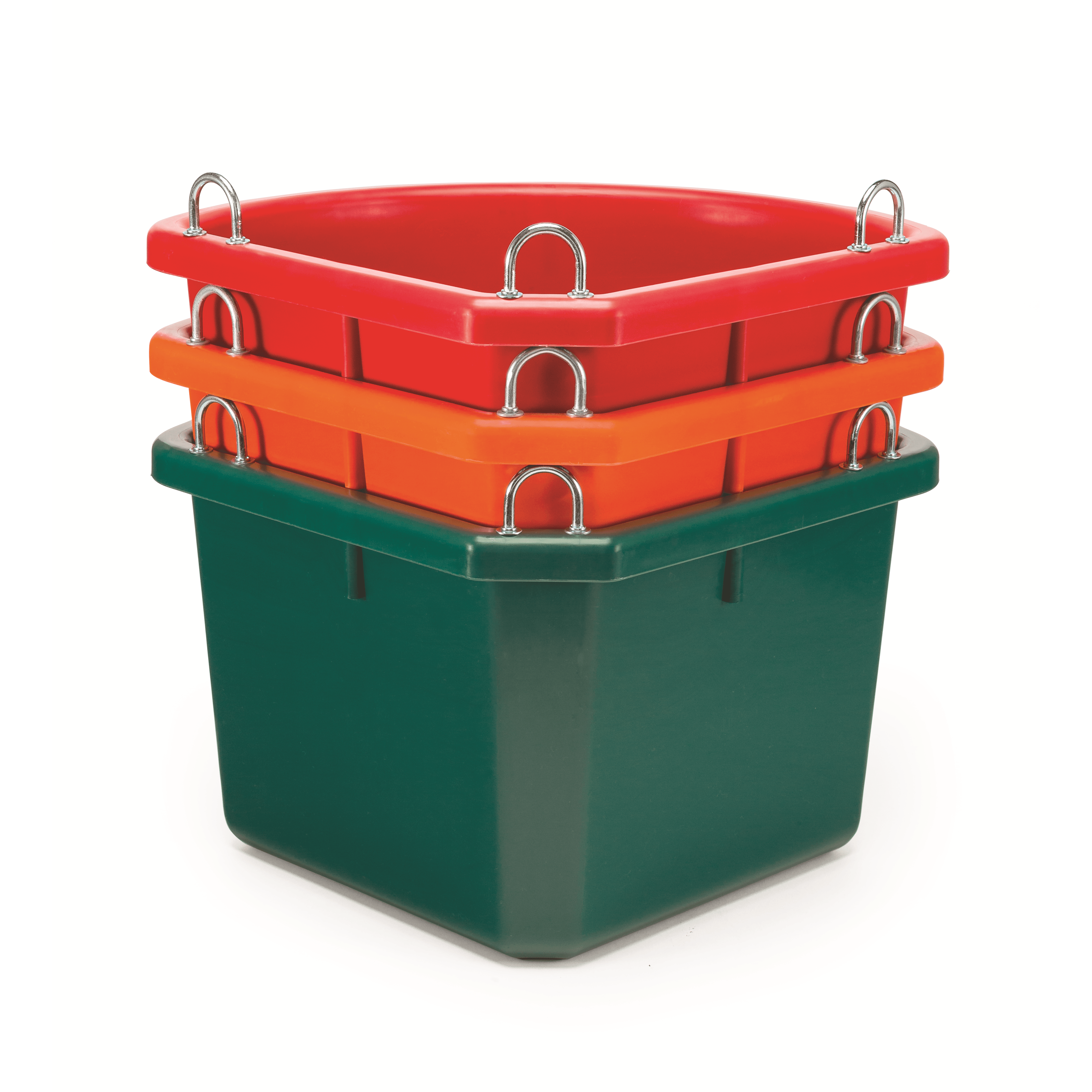 K&D Equestrian KD-136 Platinum Line corner stall feeder