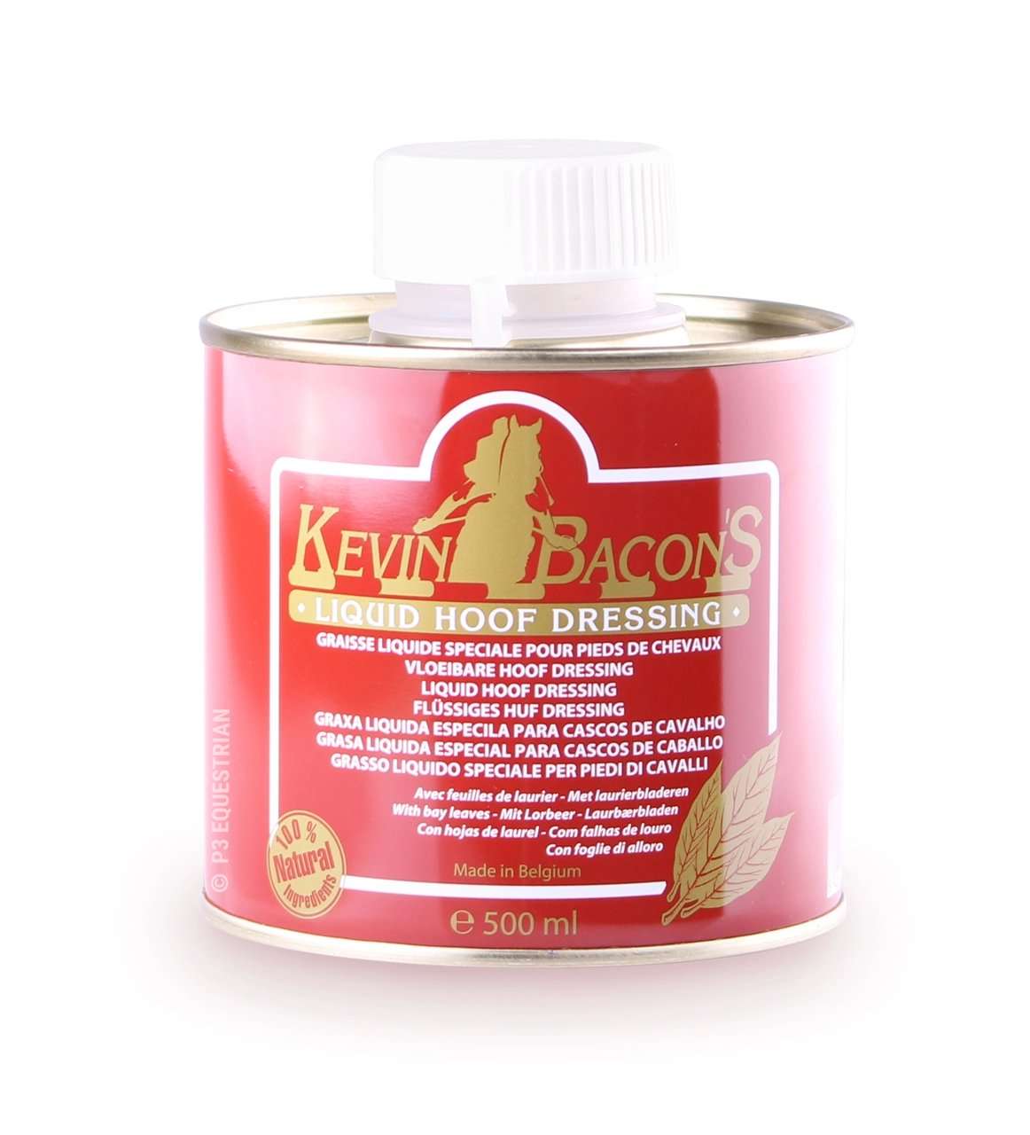 Kevin Bacon's 500 ml Liquid Hoof Dressing for nourishing and protecting the hoof wall