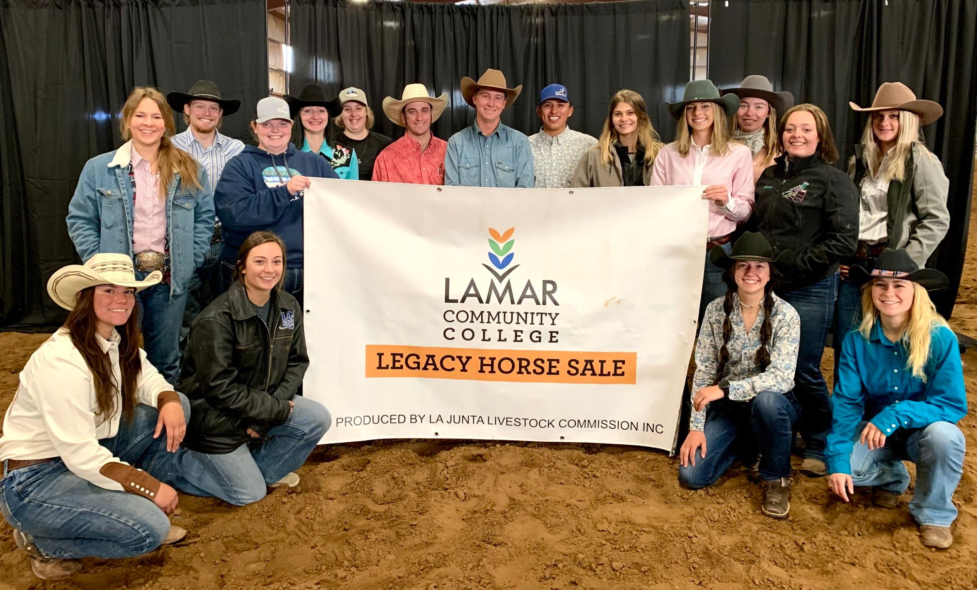 Lamar Community College Horse Training and Management program performance horses banner photo