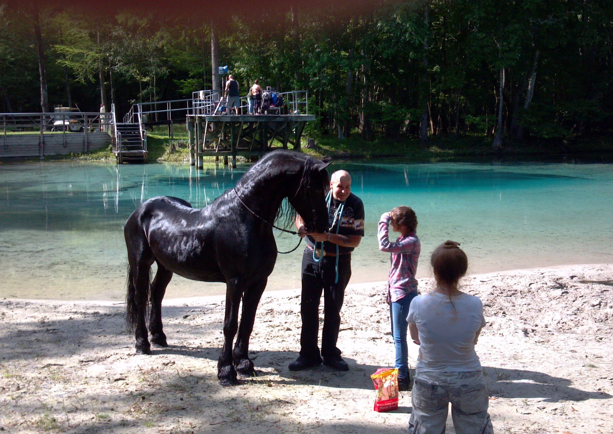 Horse trainer Larry Surrett of the Minnesota Horse Training Academy in Ogilvie, Minnesota
