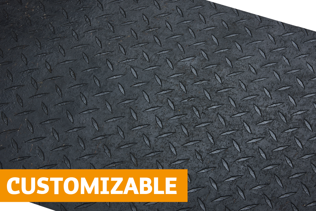 LRP Matting Soft Stall Mat fiber-reinforced rubber flooring for horse stalls by DRI Rubber