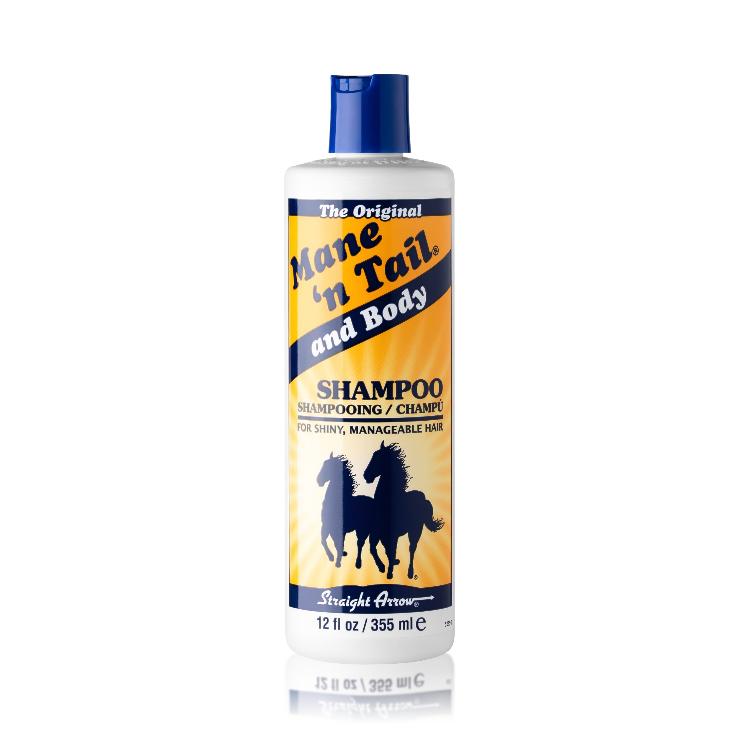 Mane 'n Tail Original Shampoo 12 oz front bottle for horse coat mane and tail