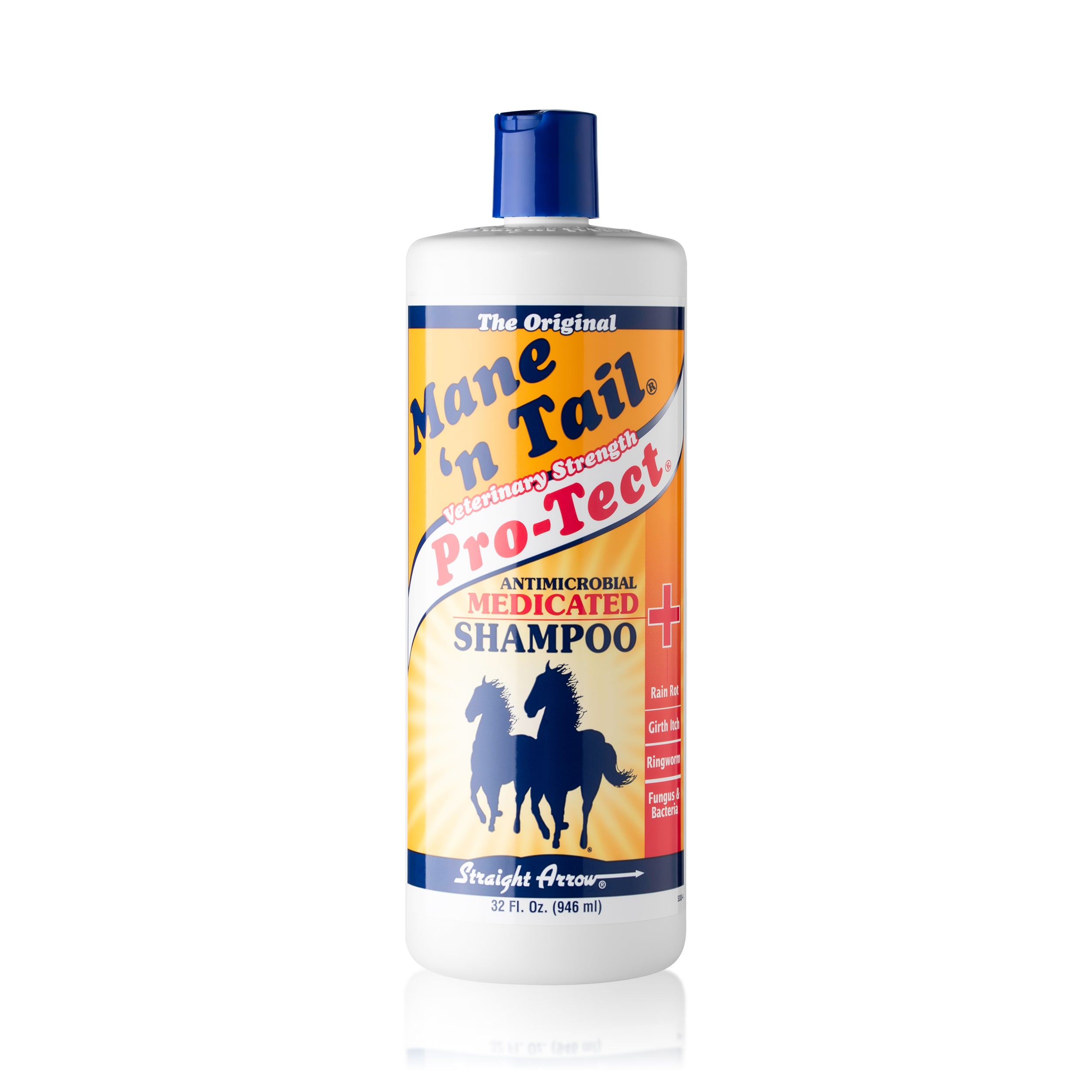 Mane 'n Tail Pro-Tect Antimicrobial Medicated Shampoo 32 oz front by Straight Arrow Products