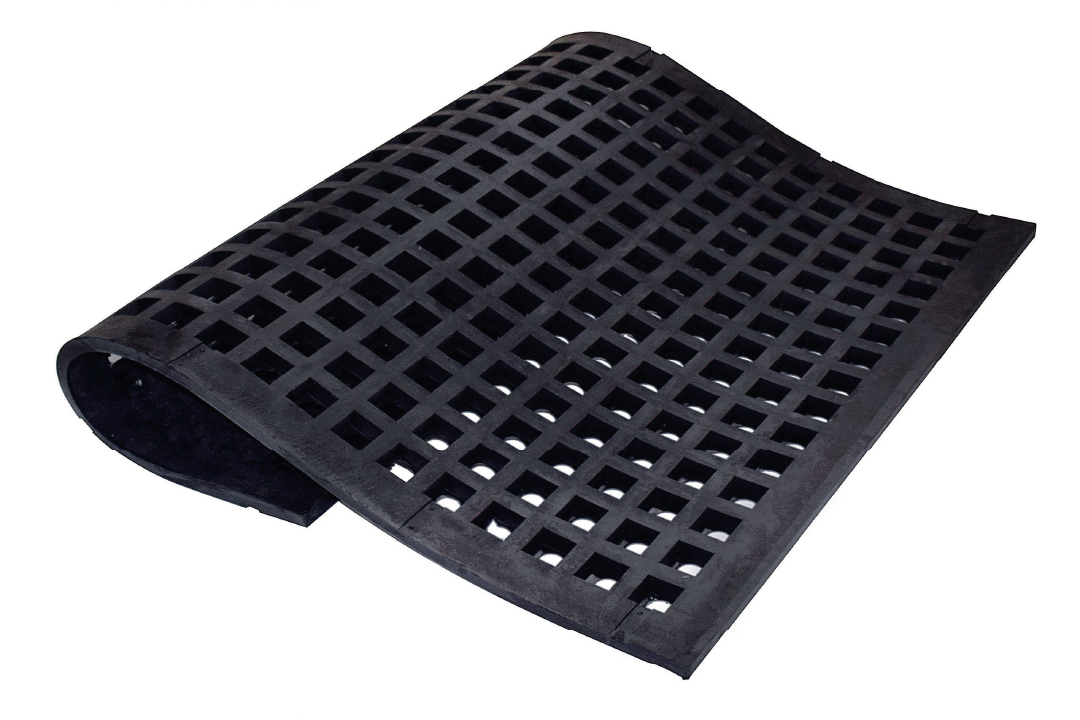 Comfort Grid open-grid drainage horse stall mat from Mats Inc.