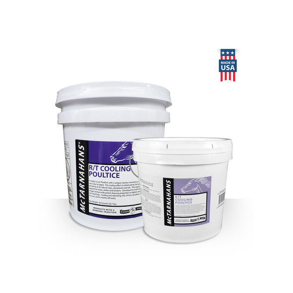 McTarnahans R/T Cooling Poultice creamy clay leg poultice for horses