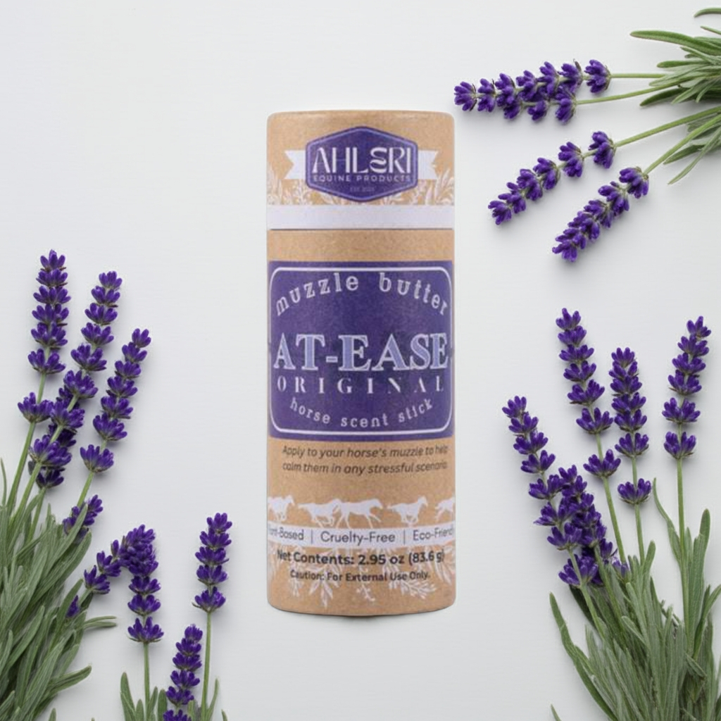 Muzzle Butter At-Ease Original push-up balm stick tube by Ahleri Equine Products