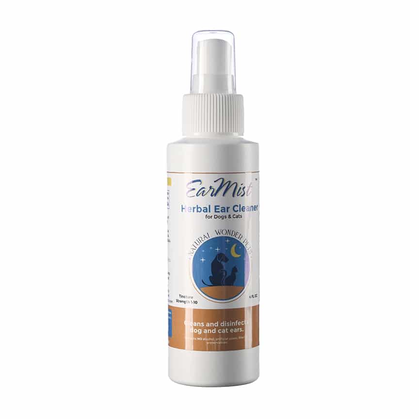 EarMist herbal dog and cat ear cleaner spray by Natural Wonder Pets