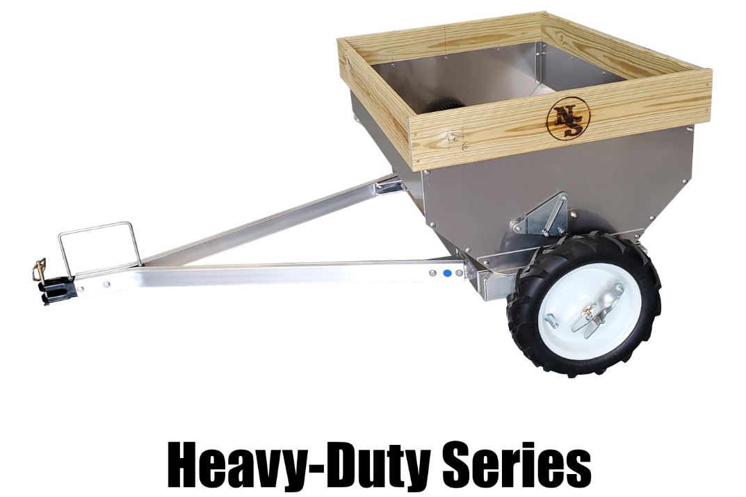 Newer Spreader Model 350-HD Heavy-Duty 16 cubic foot aluminum-frame manure spreader