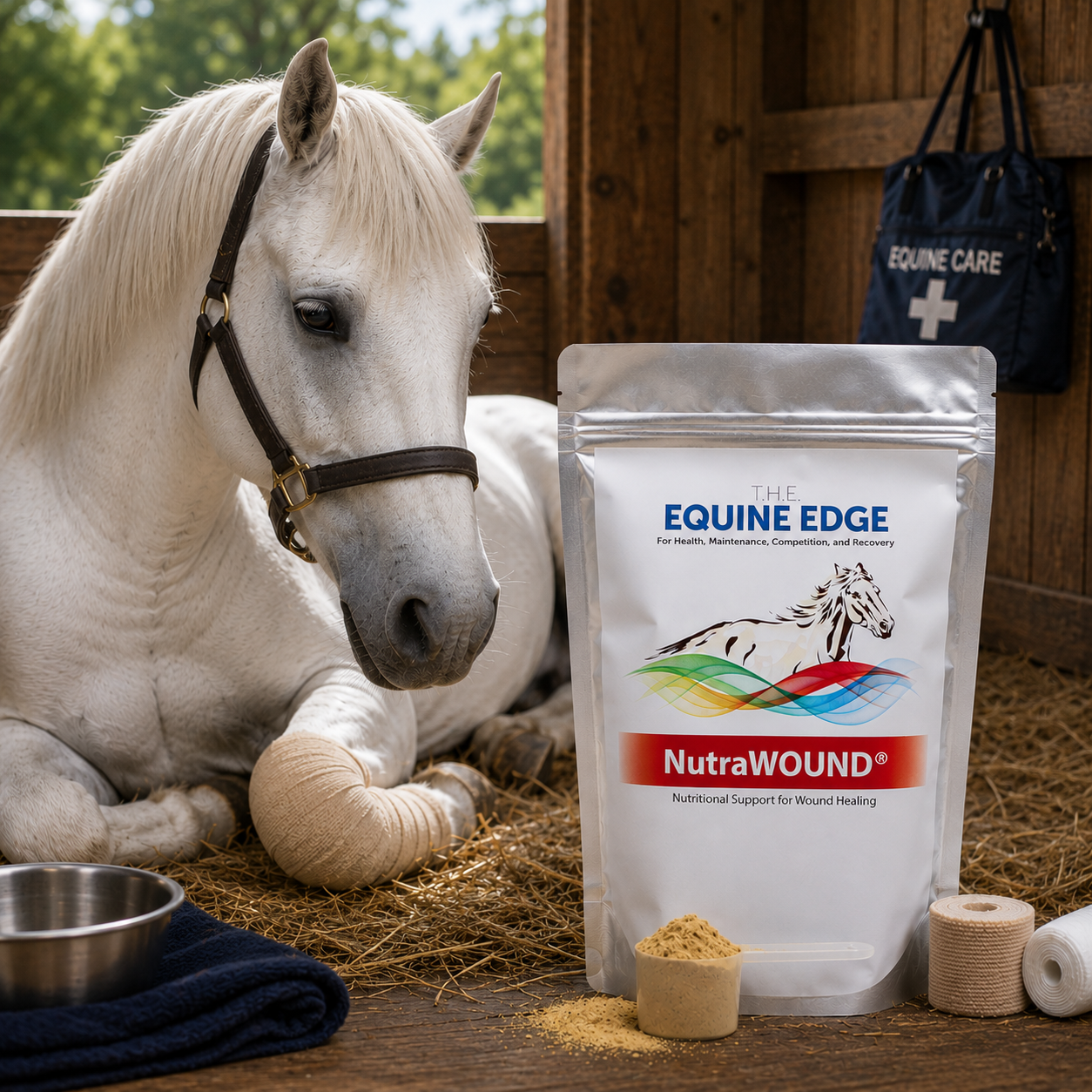 NutraWOUND equine connective tissue and wound recovery supplement product image