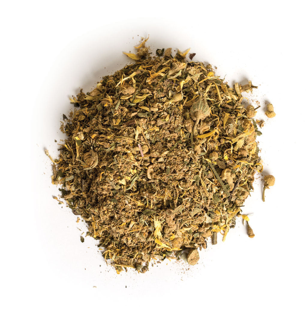 Open-Air EQ herbal blend ingredients for horse respiratory support
