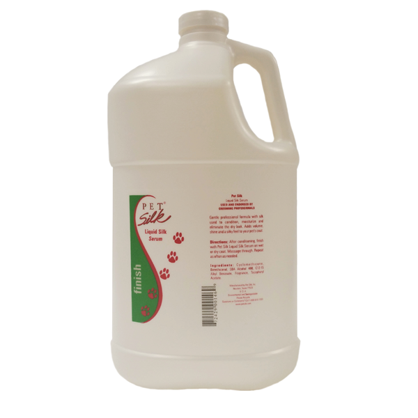 Pet Silk Liquid Silk Serum 1 gallon professional grooming size