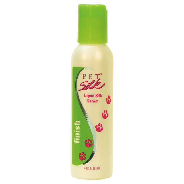 Pet Silk Liquid Silk Serum 4 oz size with silk amino acids and vitamin E
