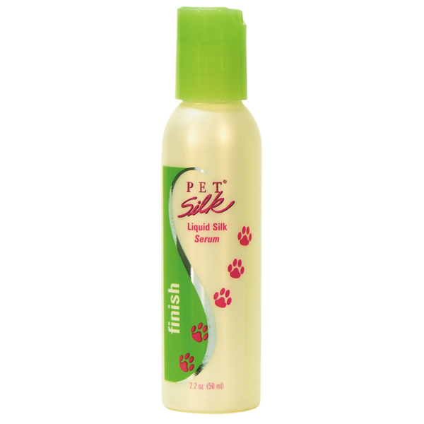 Pet Silk Liquid Silk Serum leave-in finishing serum bottle for dogs and cats