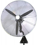 Rapid Cool wall-mountable misting fan head with high-pressure mist ring
