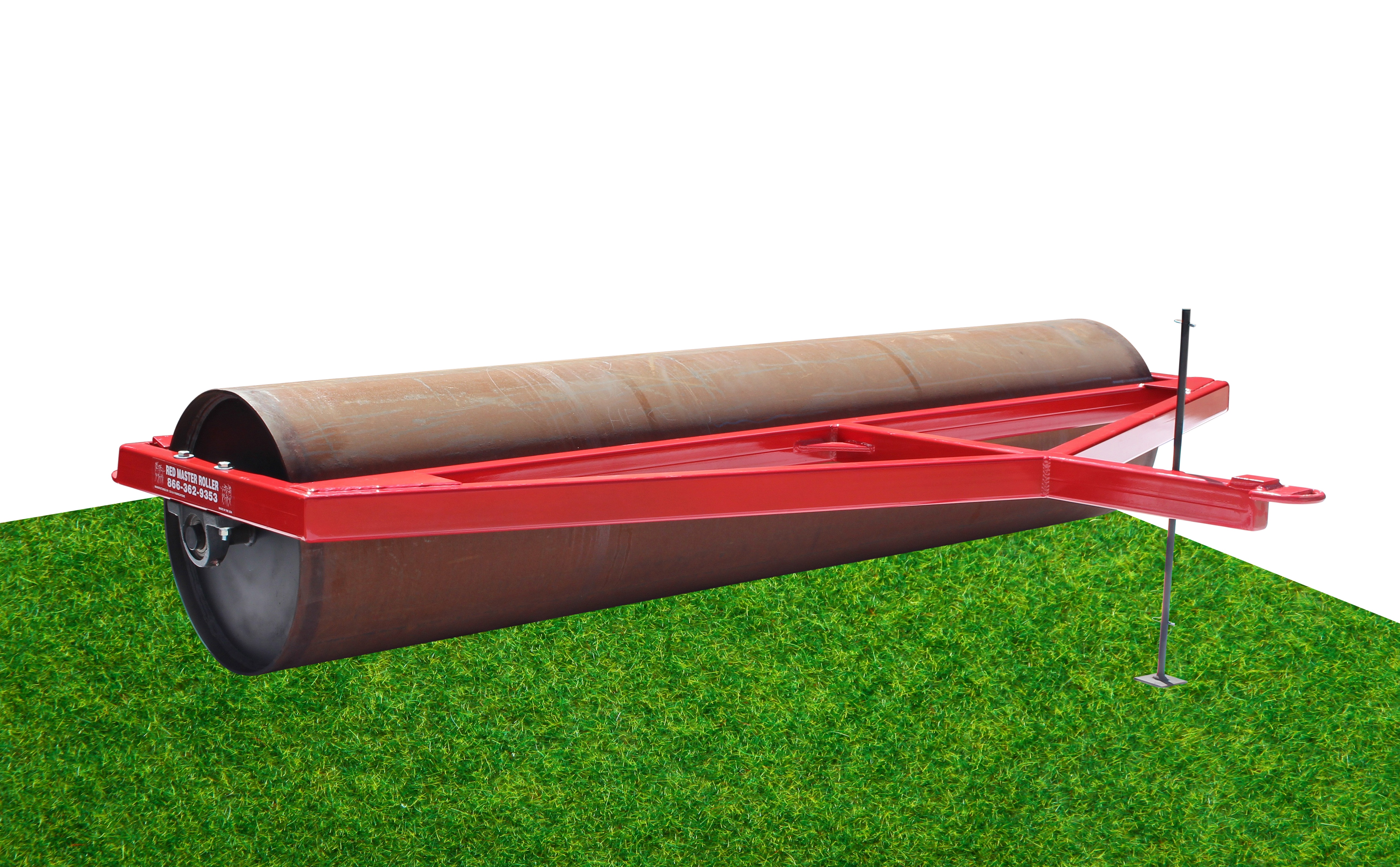 Red Master Roller for all-season arena footing air-pocket maintenance
