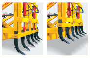 Reveal 4-N-1 reversible chisel plow teeth that rip ground up to 7 1/2 inches deep