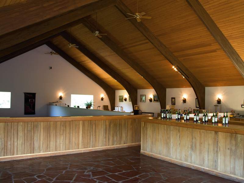 Rigidply Rafters glu-laminated wood arch interior, Kresgeville PA