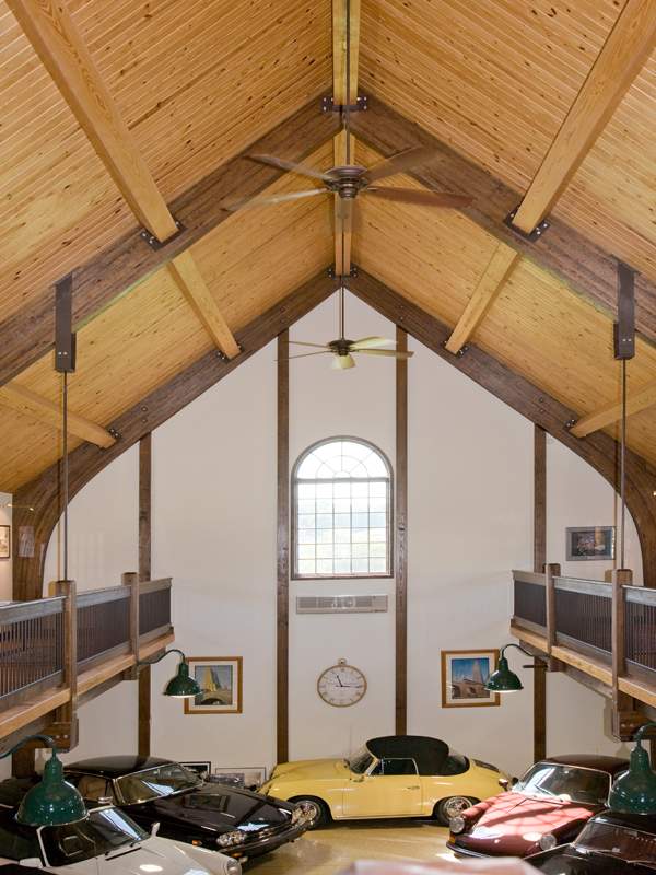 Rigidply Rafters majestic glu-laminated wood arch span, Oley PA