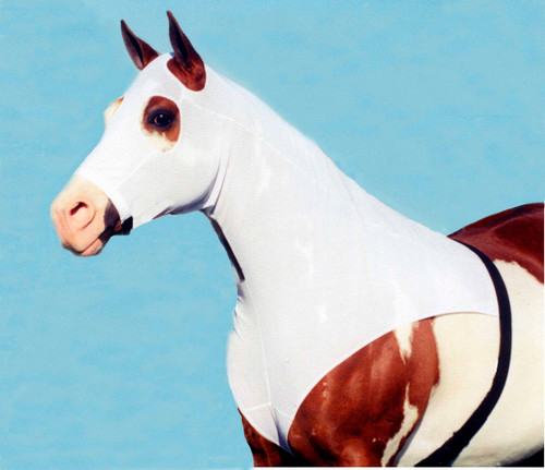 Kool ROBINHOODS breathable stretch-mesh summer horse hood