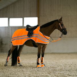 Horze reflective riding blanket and rug for safe trail visibility from Slypner Gear