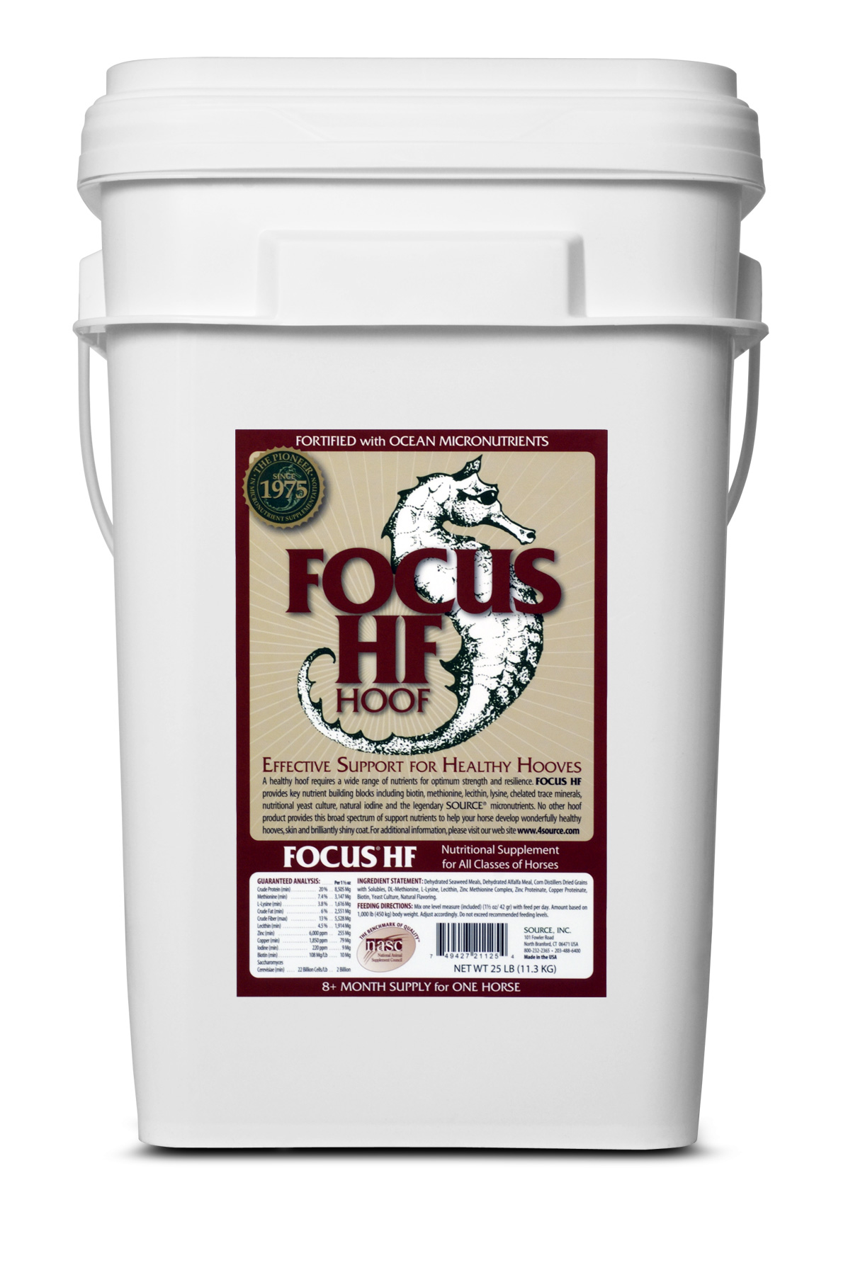 Close-up of a resilient horse hoof wall and heel for SOURCE Focus HF