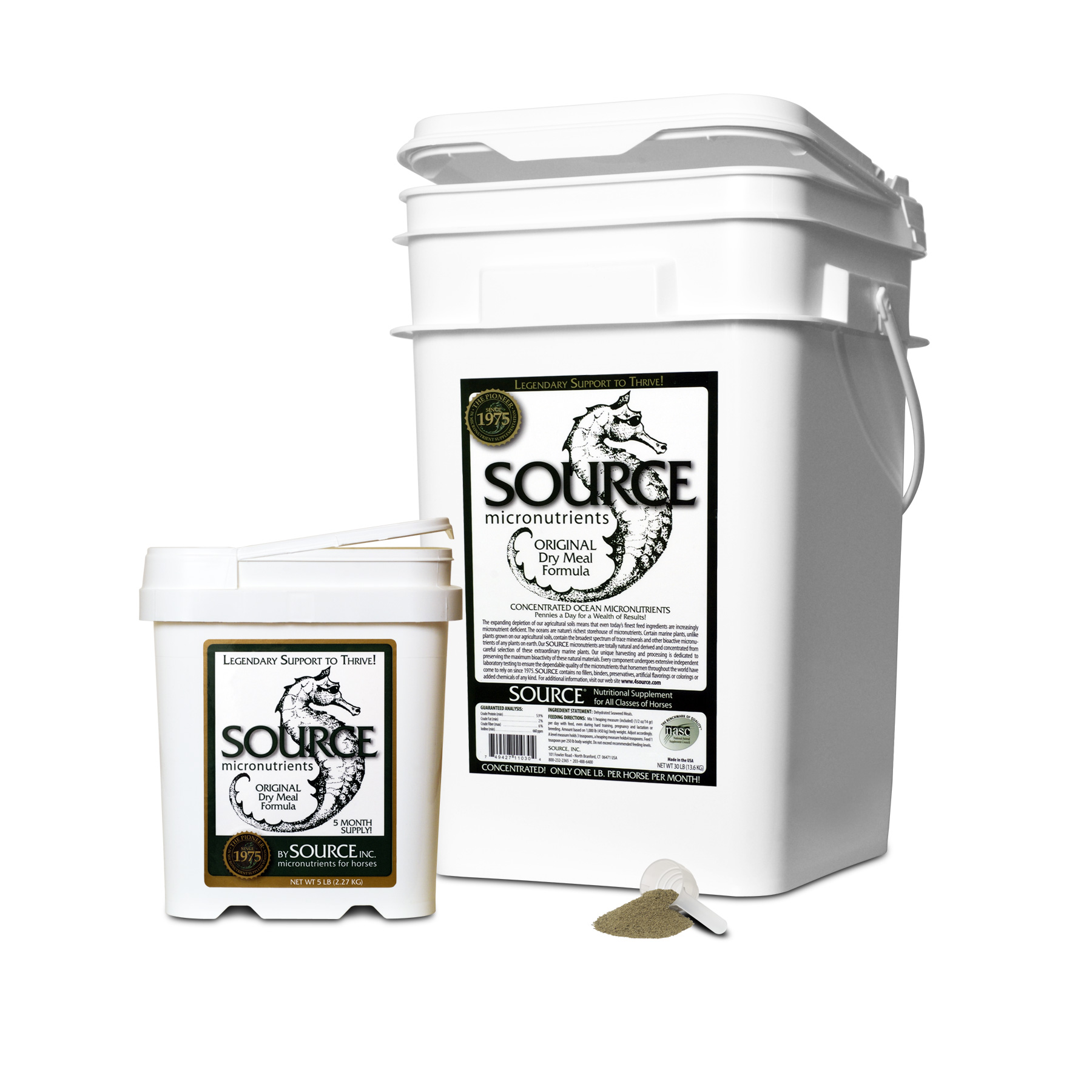 SOURCE Original dry meal formula tubs, the foundational kelp micronutrient concentrate behind the Focus WT weight formula