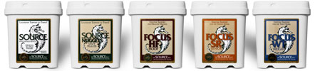 SOURCE micronutrient products for horses full lineup