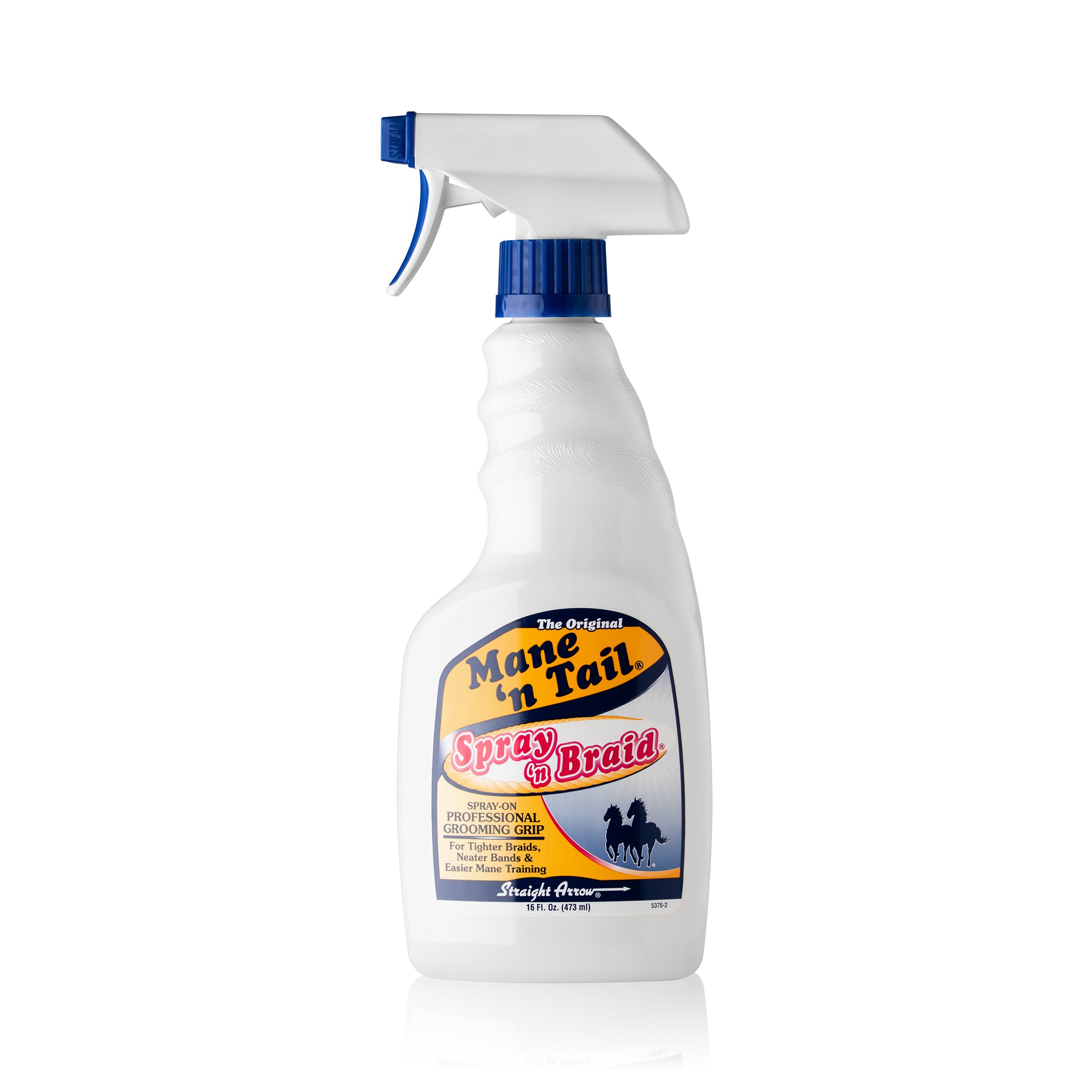 Mane n Tail Spray n Braid for tighter horse braids finishing product bottle