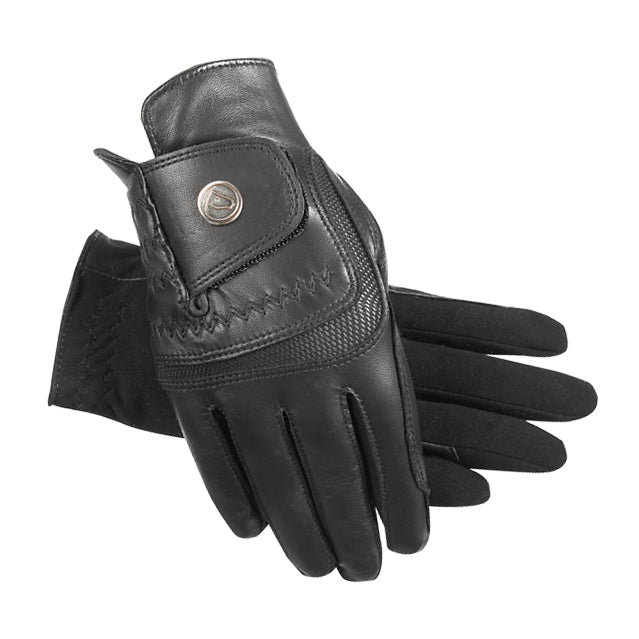 4200 SSG Hybrid riding glove — cabretta leather back with a synthetic palm