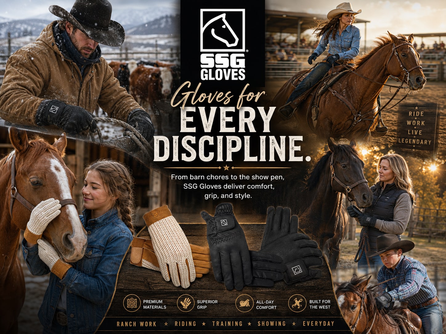 SSG Riding Gloves For Every Riding Discipline! — Tack (SSG Riding Gloves has a variety of gloves sure to match your individual needs)